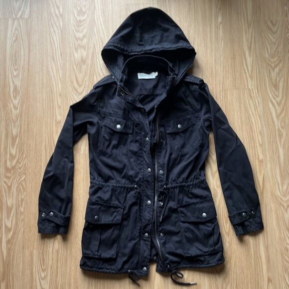 ARITZIA Military Trooper Jacket, Black XXS - Picture 7 of 7
